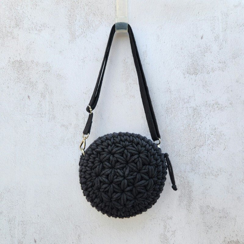 No.08 Jázmin mintás macaron táska zsinórfonal pánttal - Image 8