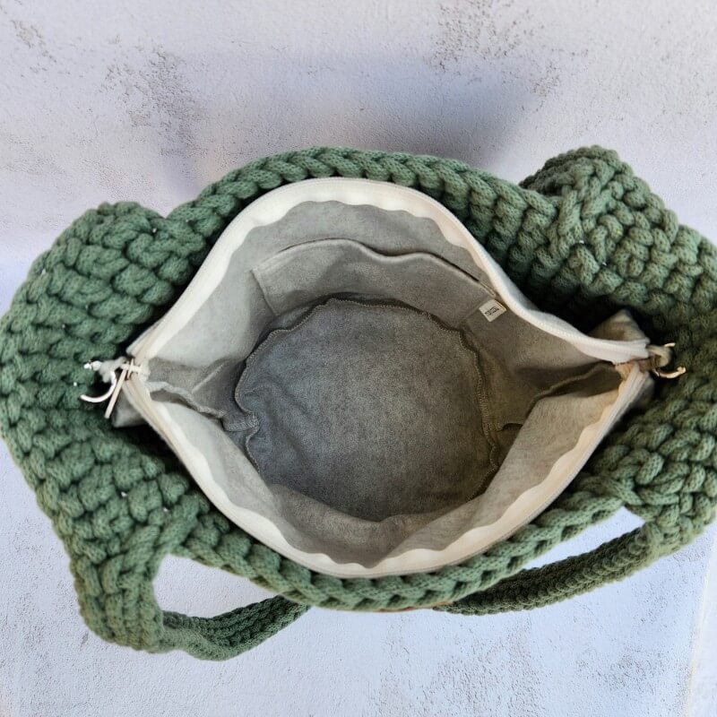 No.05. Vállra akasztható nagy shopper (kerek alj) - Image 2