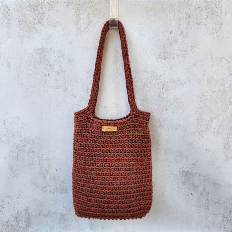 No.16. Vállra akasztható nagy shopper (téglalap alj) - Image 5