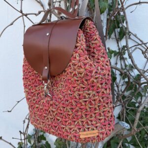 Horgolt jázmin mintás hátizsák workshop (előleg)